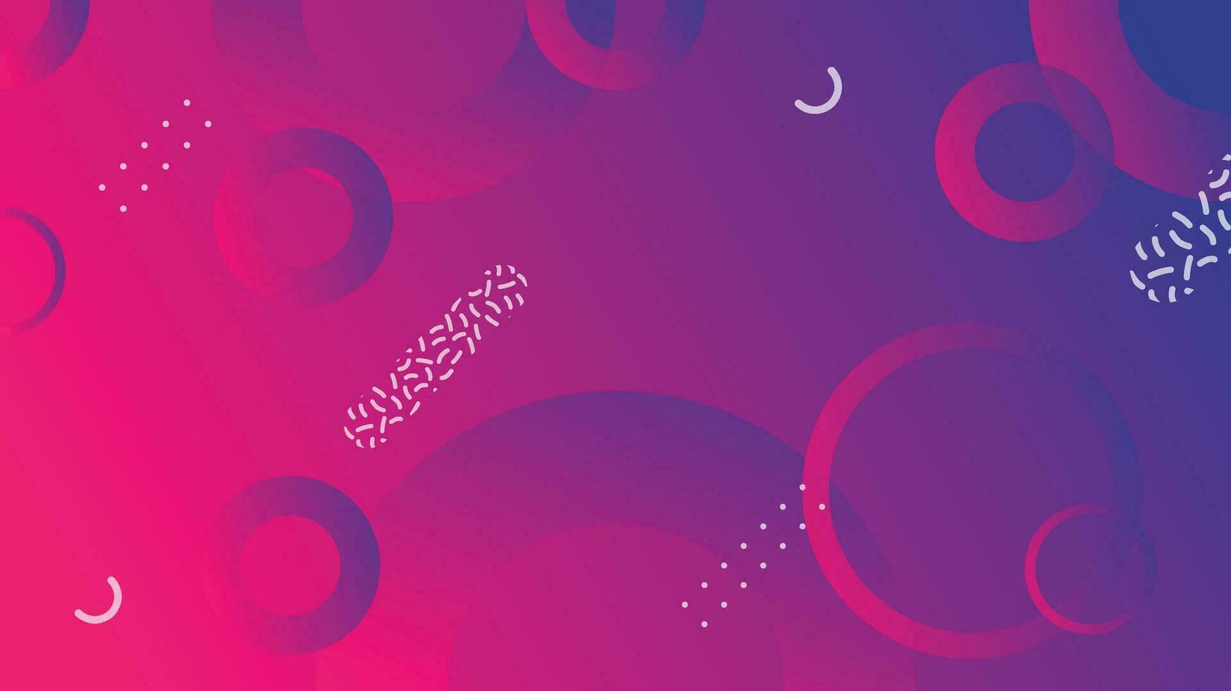 Purple and red abstract circle gradient modern graphic background vector