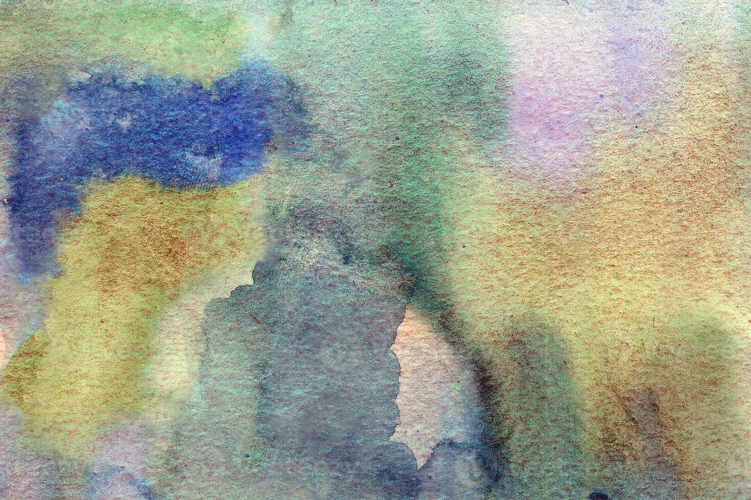 green yellow brown watercolor background texture photo