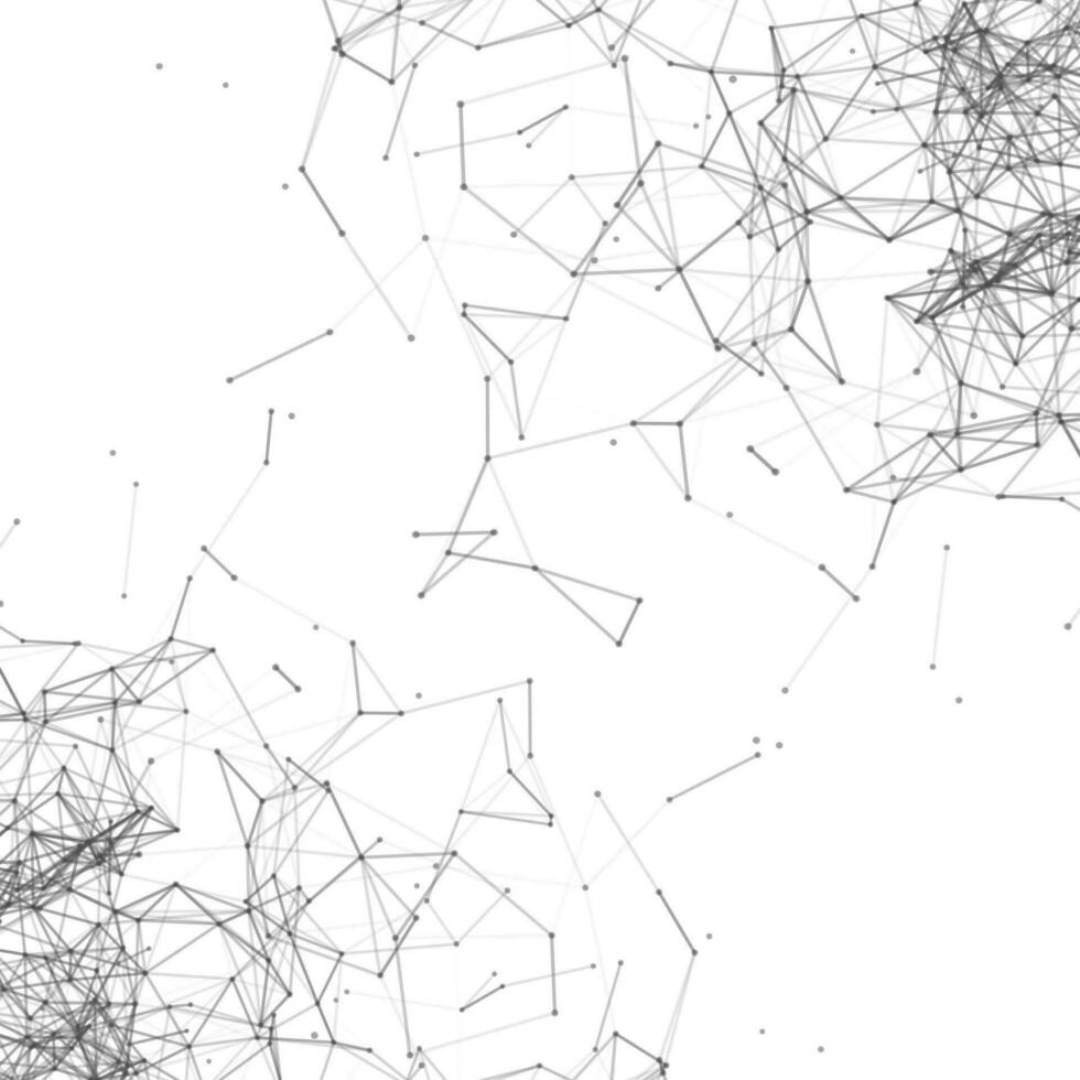 Plexus background. Technology abstract. Geometric element. Futuristic digital network concept. Vector illustration