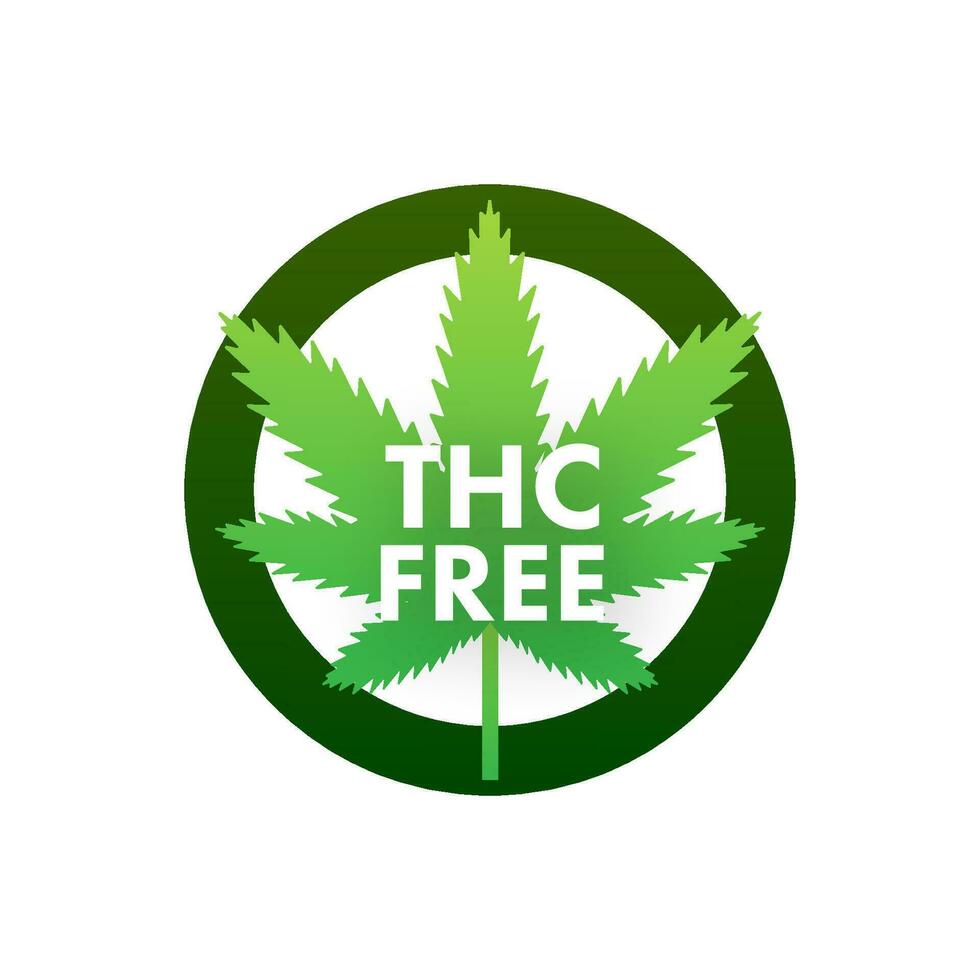 Creative cannabis leaf vector logo icon. Template for CBD Cannabidiol. Vector illustration