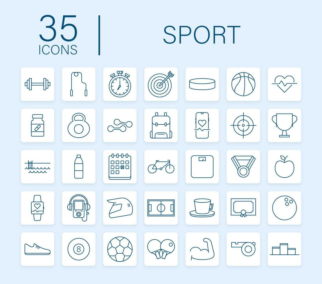 Flat sport icon for web design. Soccer ball. Web icon set. Fitness sport. Vector stock illustration