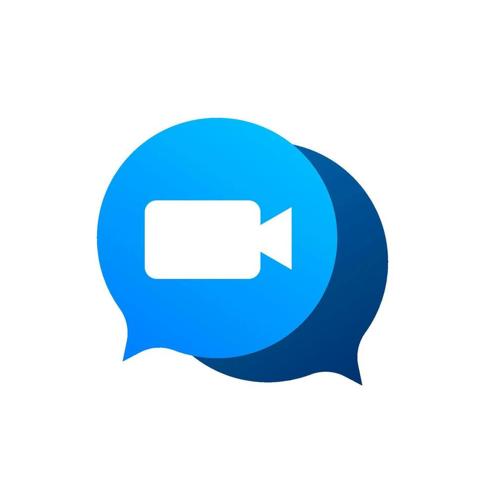 Incoming video call on laptop. Laptop with incoming call, man profile picture and accept decline buttons. Vector stock illustration