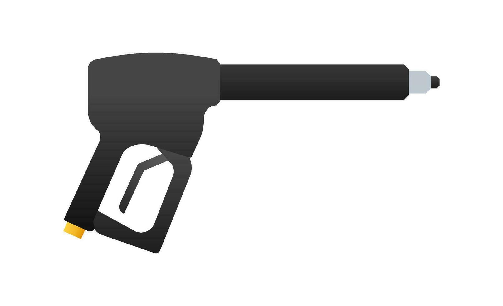 Pressure washing gun icon. Appliance pressure washer gun. Vector stock illustration