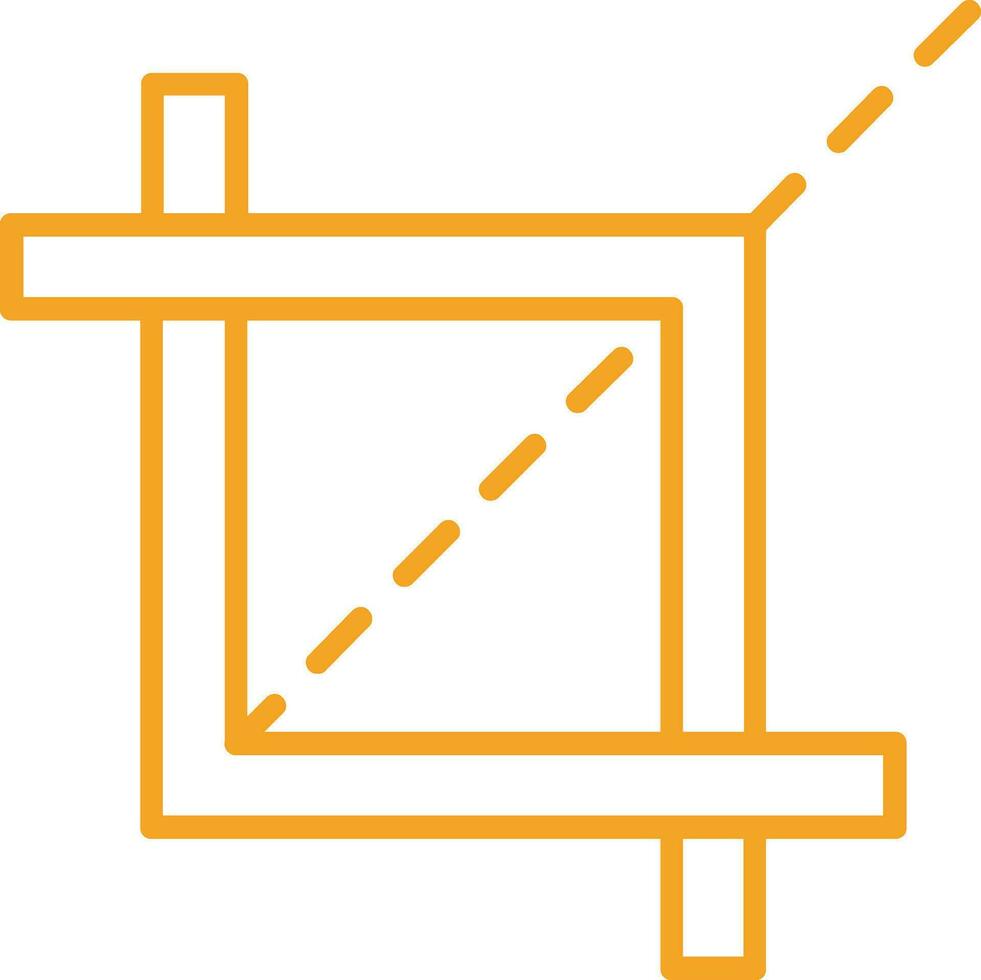 Crop Tool Vector Icon