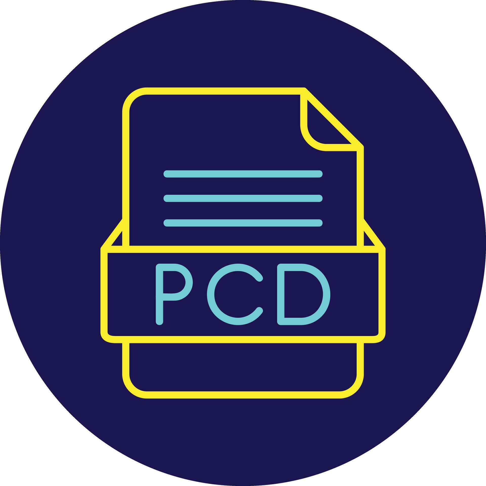 PCD File Format Vector Icon 29927661 Vector Art at Vecteezy