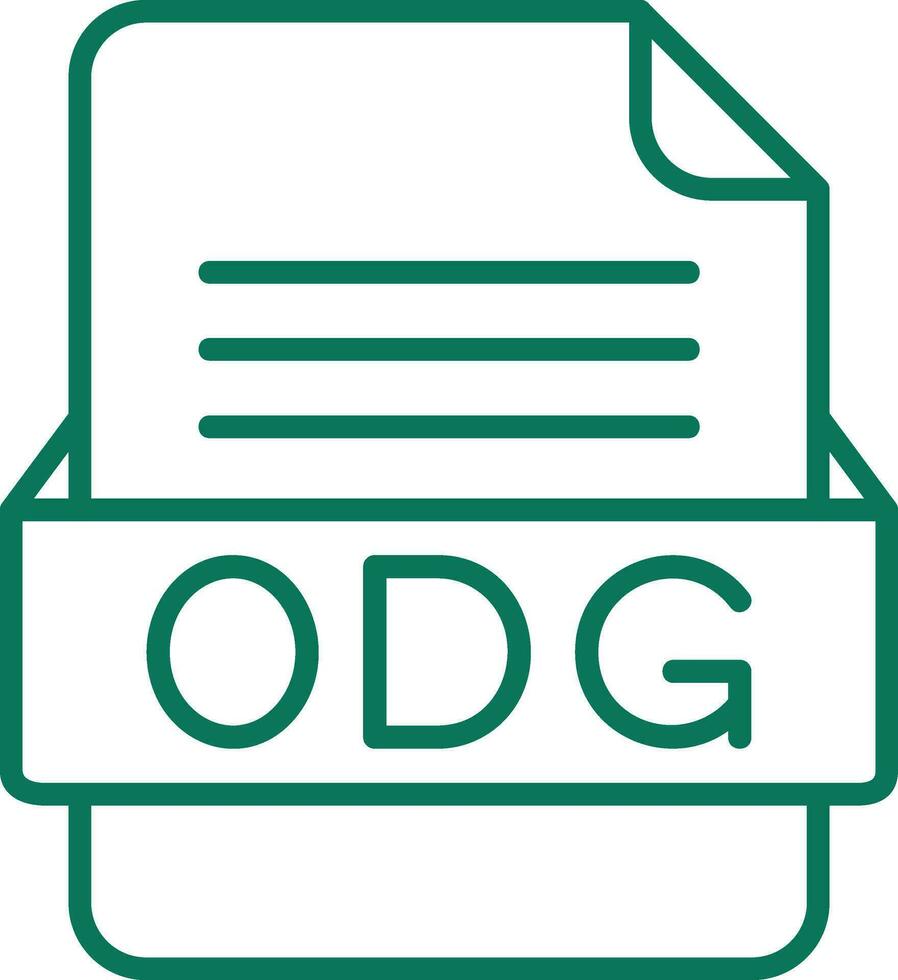 ODG File Format Vector Icon