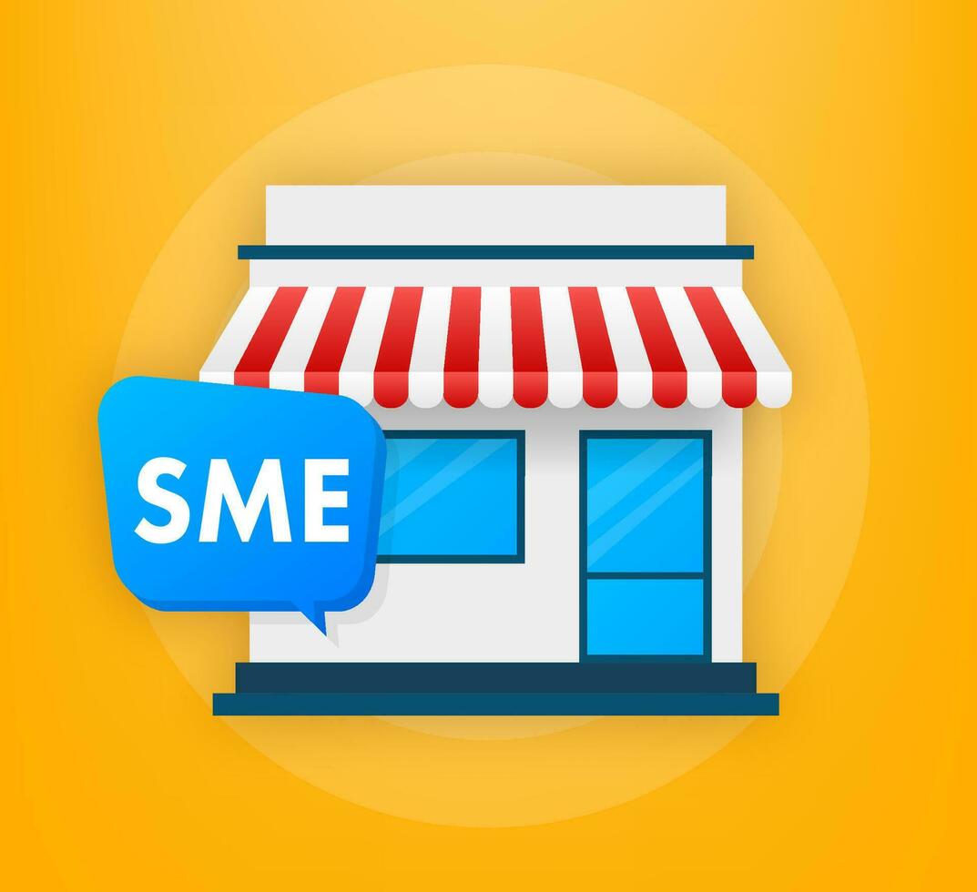 Flat sme for concept design. Strategy concept. Flat vector illustration. Financial concept