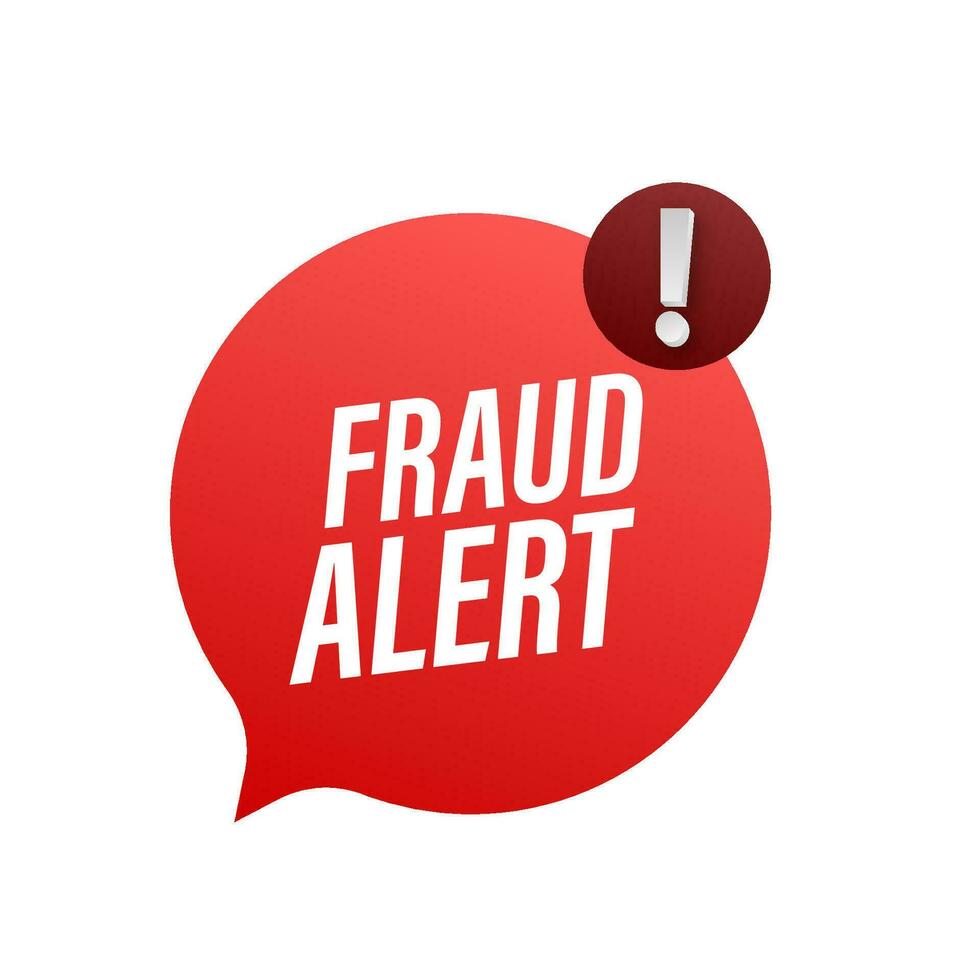 Fraud alert. Security Audit, Virus Scanning, Cleaning, Eliminating Malware, Ransomware Vector stock illustration