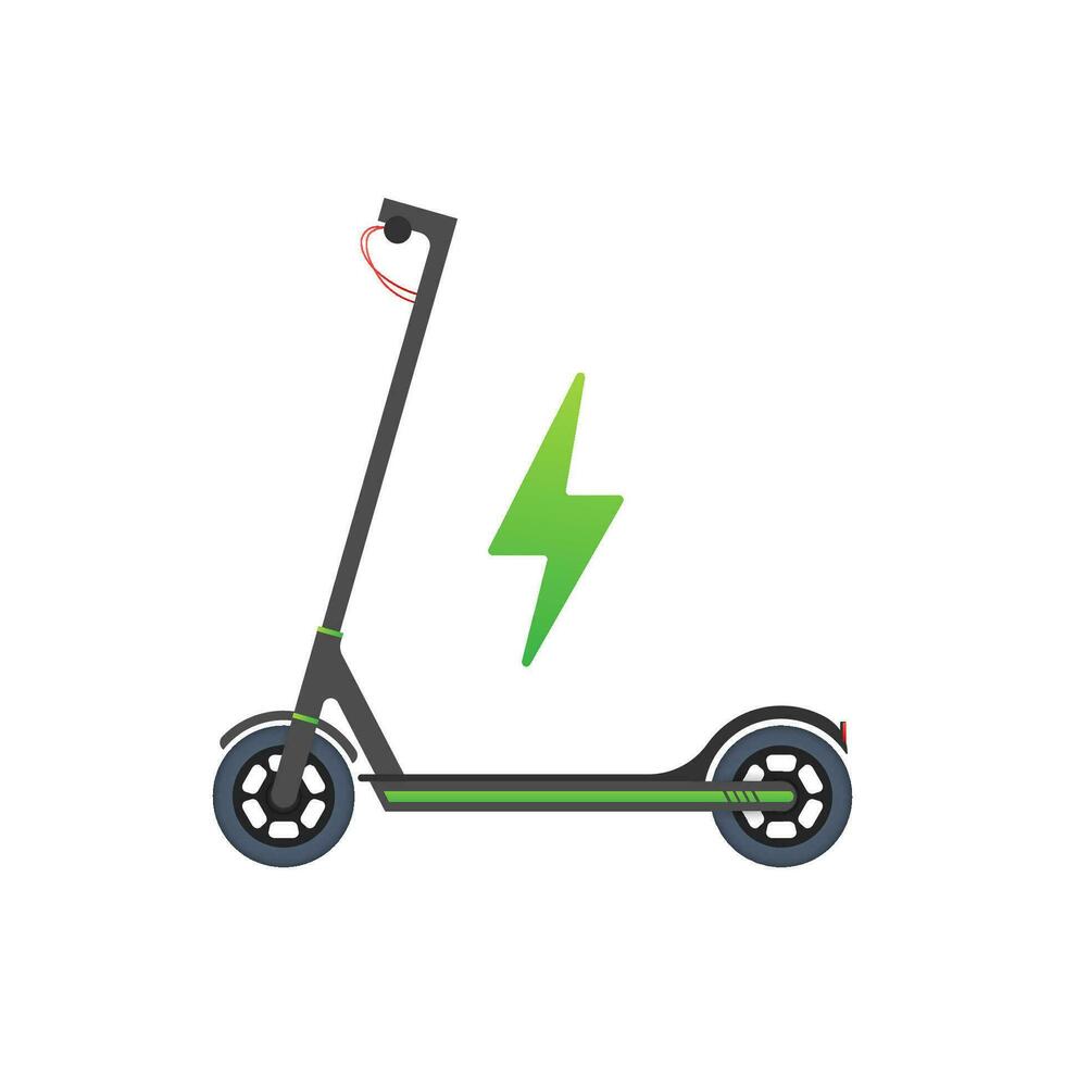 Electric Scooter Icon. Modern lifestyle. Eco transport for city lifestyle. Scooter. Vector stock illustration