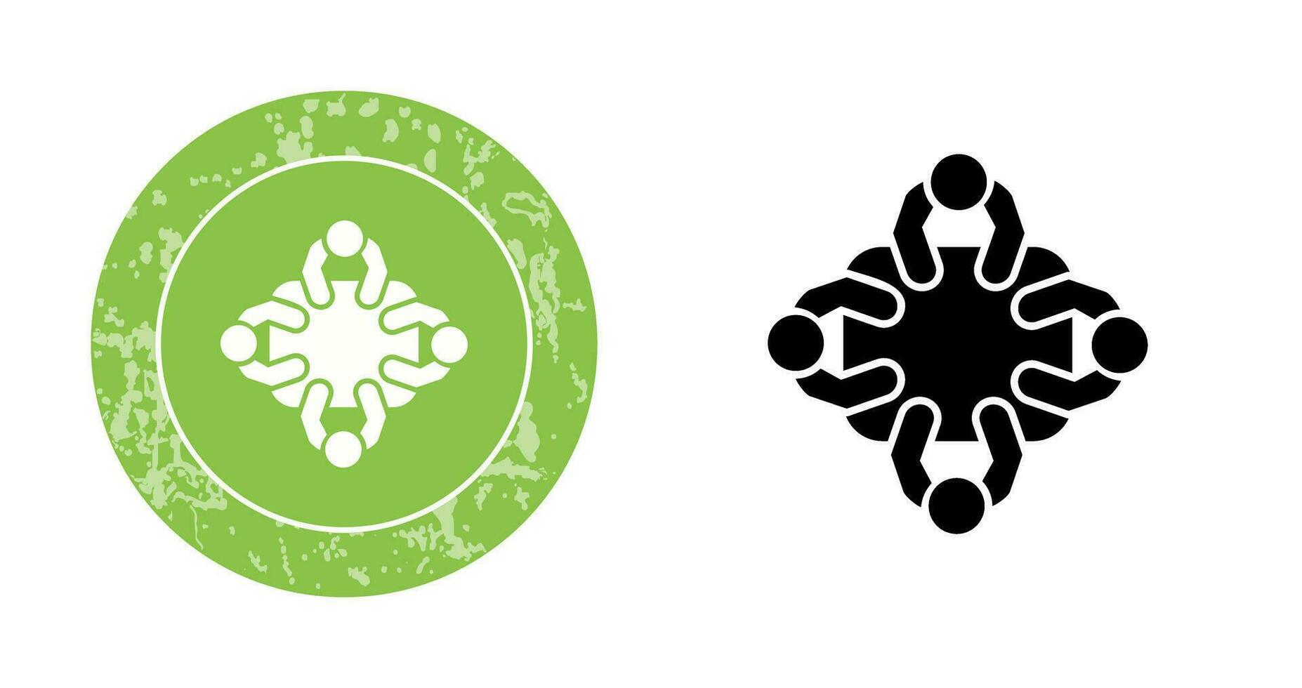Staff Meeting Vector Icon