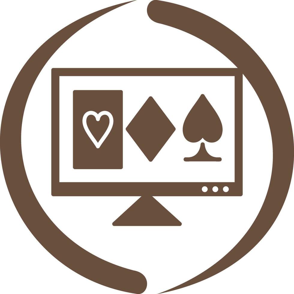 Online Gambling Vector Icon