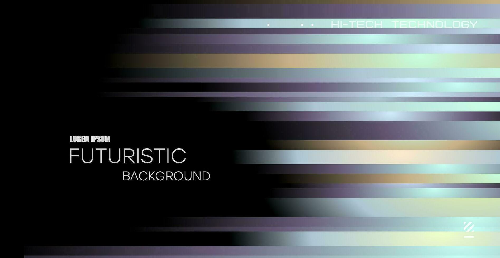 The movement of horizontal lines. Soft, elegant design. Glitch effect. vector