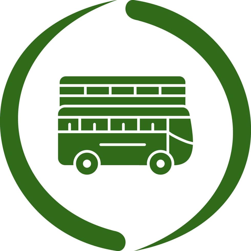 Double Bus Vector Icon