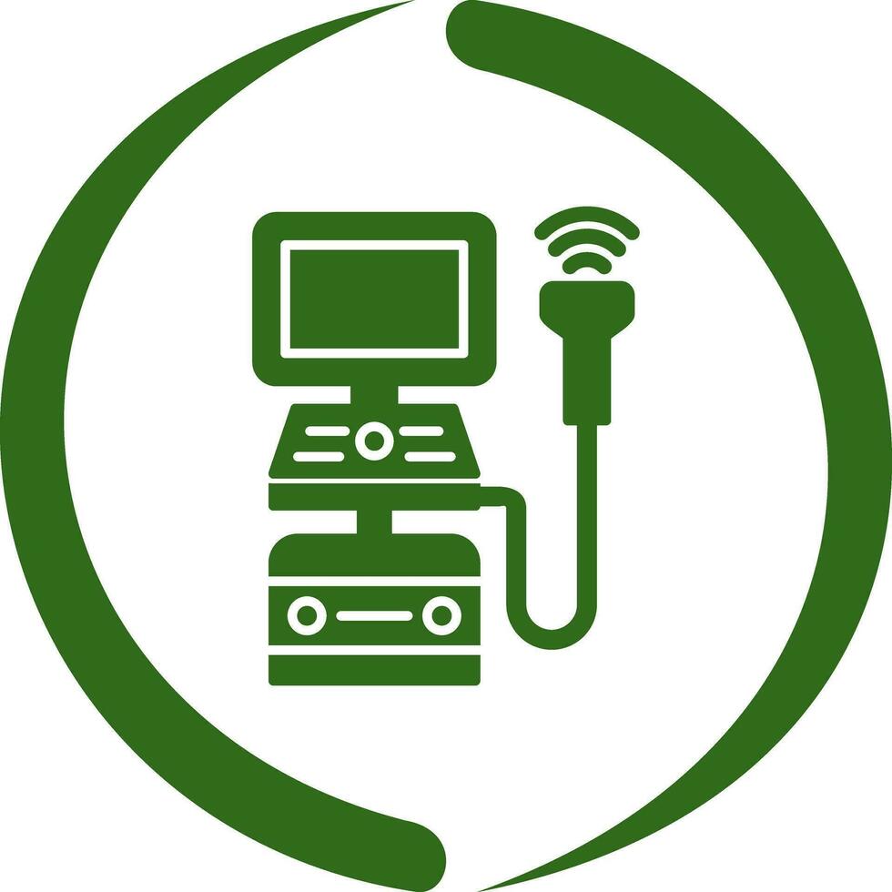 Ultrasound Machine Vector Icon