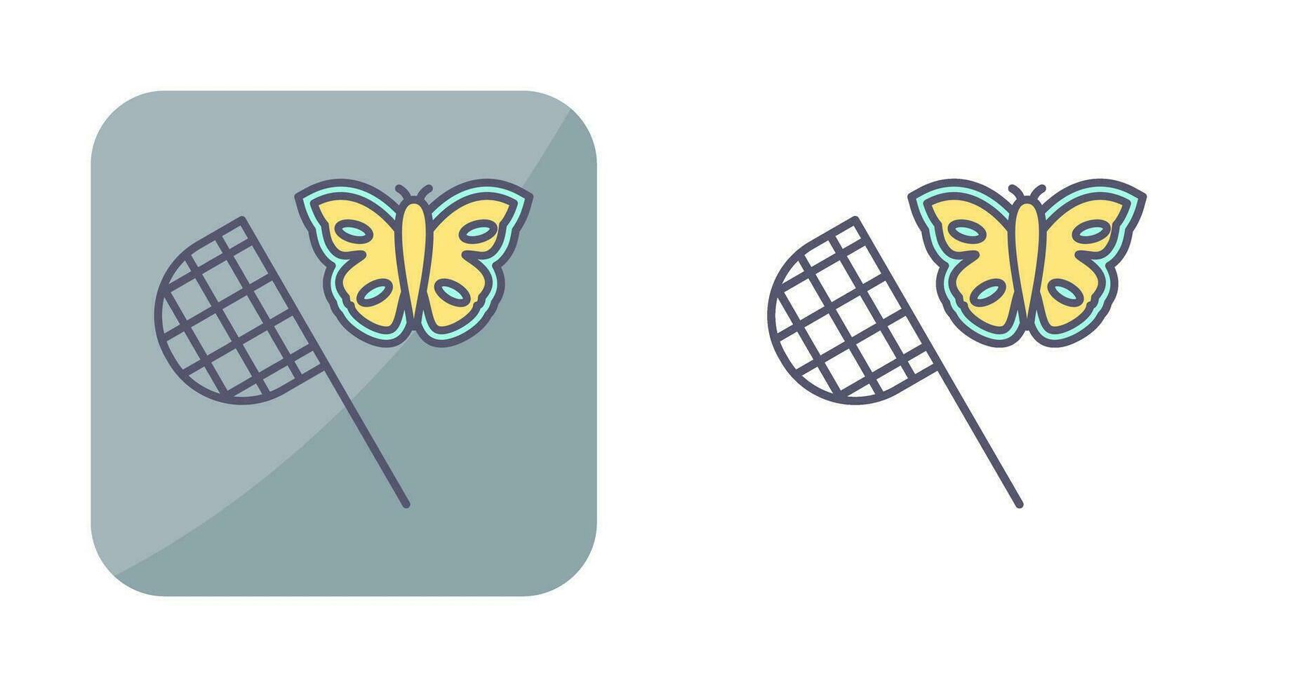 Butterfly Catcher Vector Icon