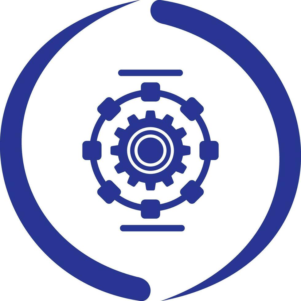 Automated Process Vector Icon
