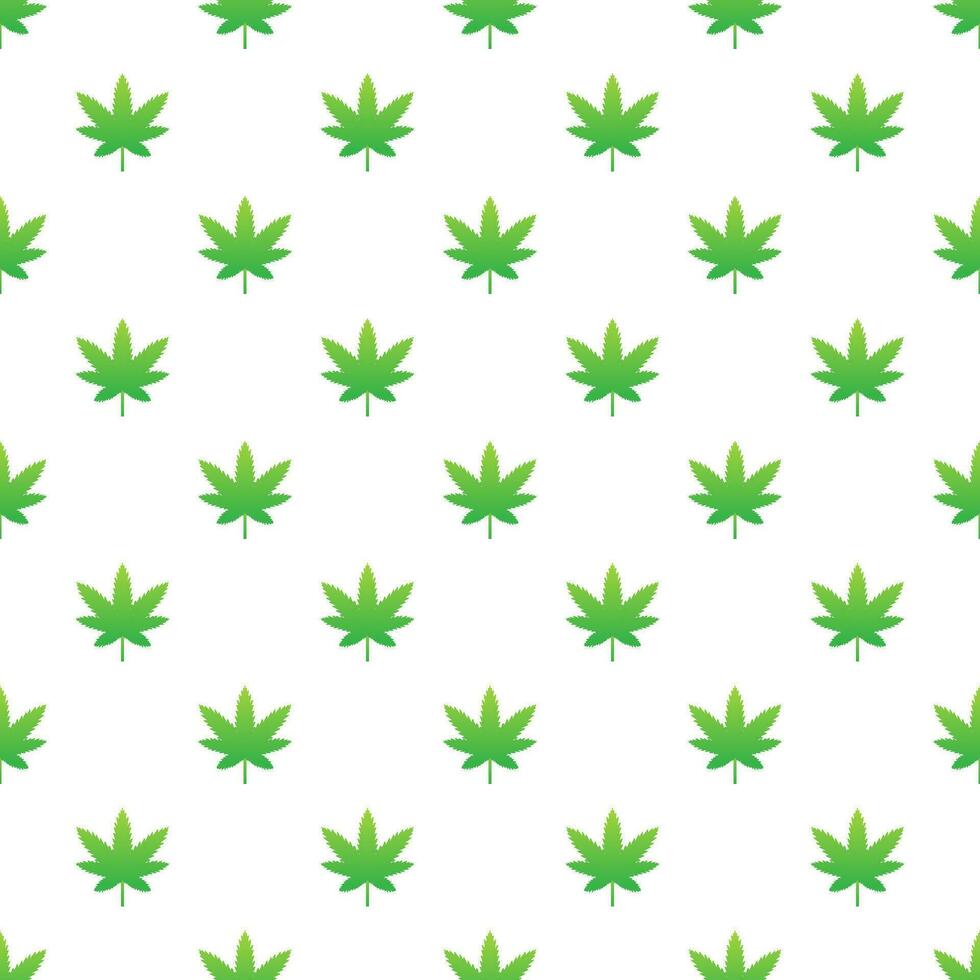 Creative cannabis leaf vector logo icon. Template for CBD Cannabidiol pattern. Vector illustration