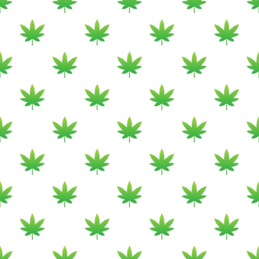 Creative cannabis leaf vector logo icon. Template for CBD Cannabidiol pattern. Vector illustration