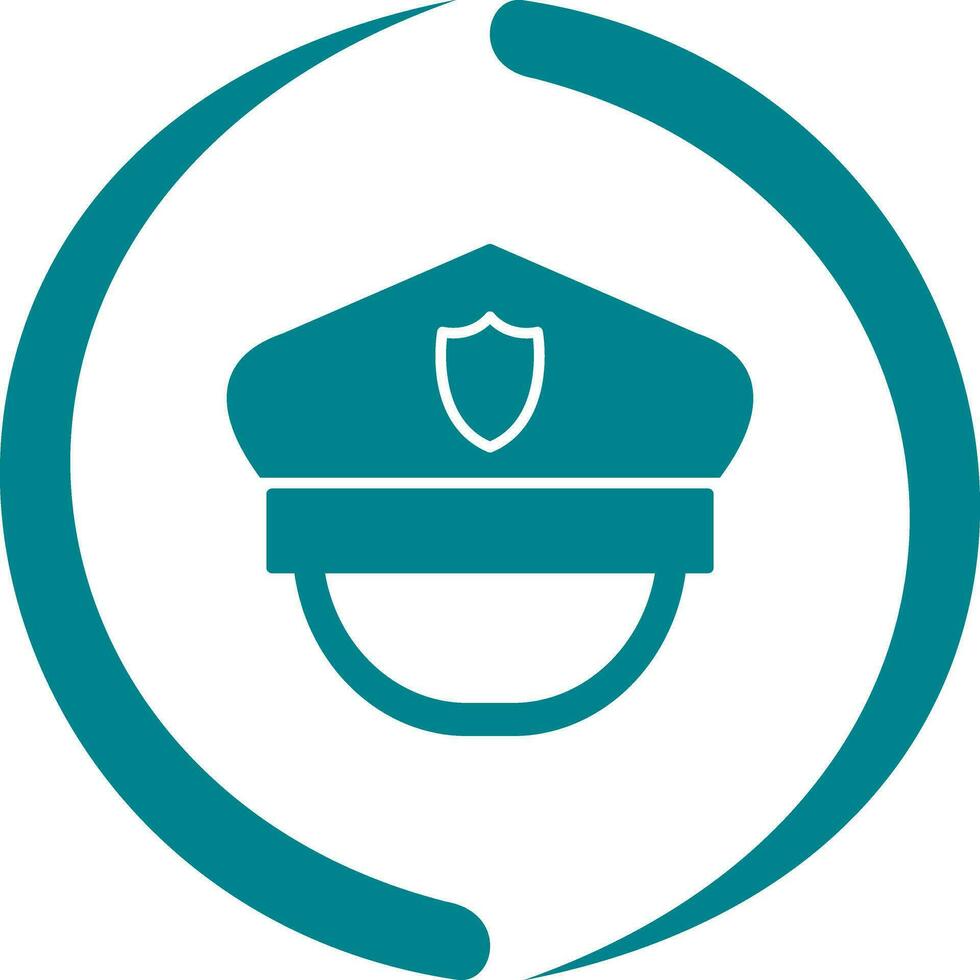 Police Hat Vector Icon