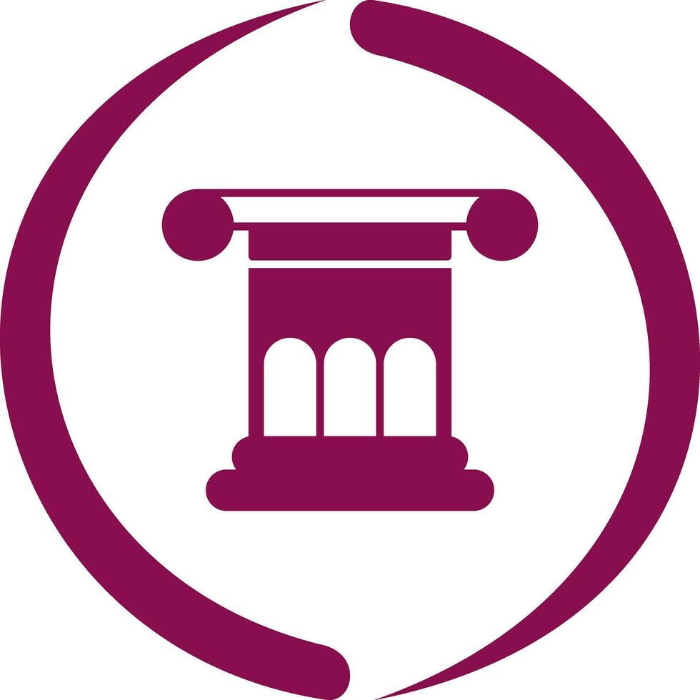Roman Law Vector Icon