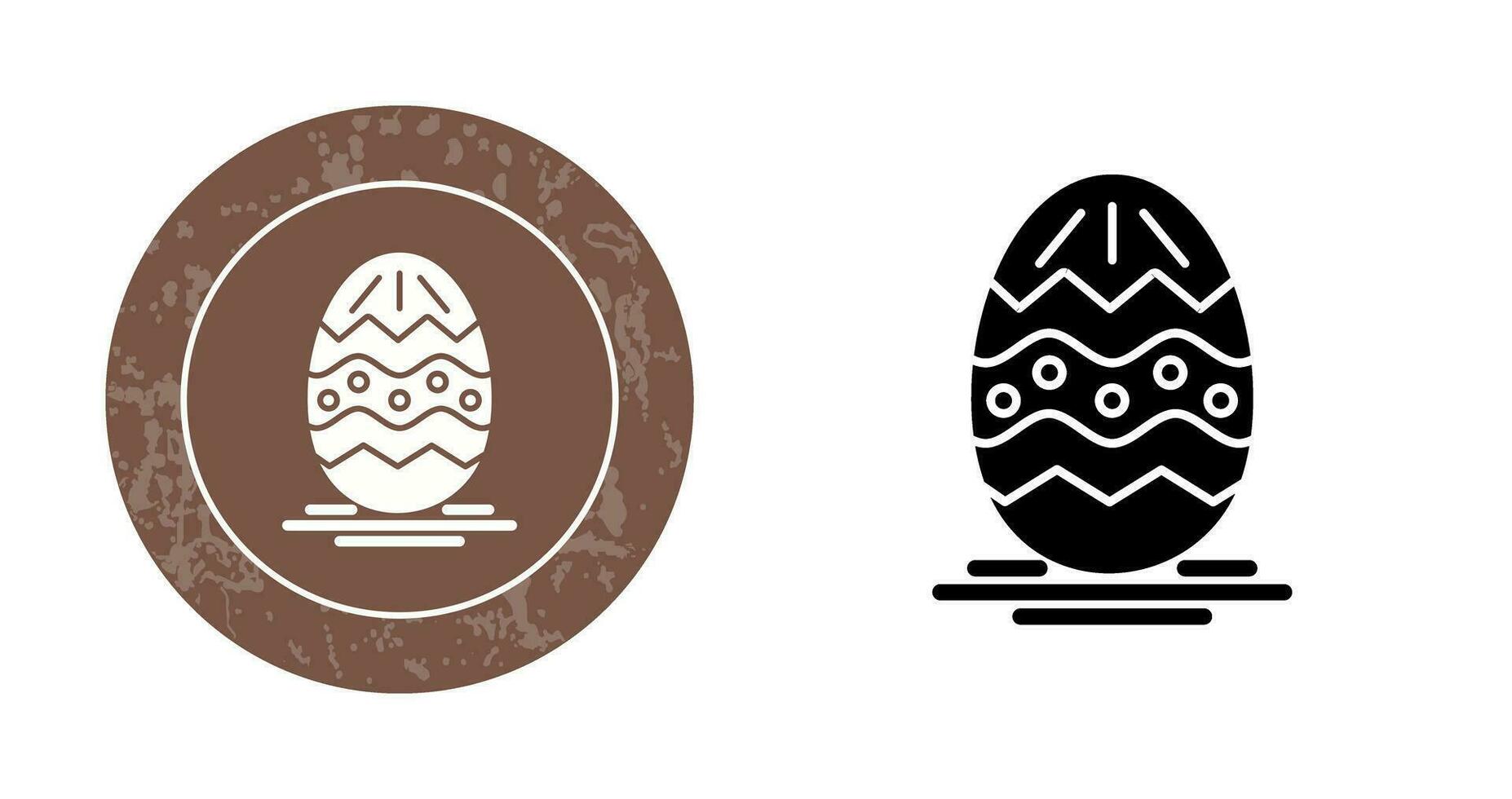 icono de vector de huevo de Pascua