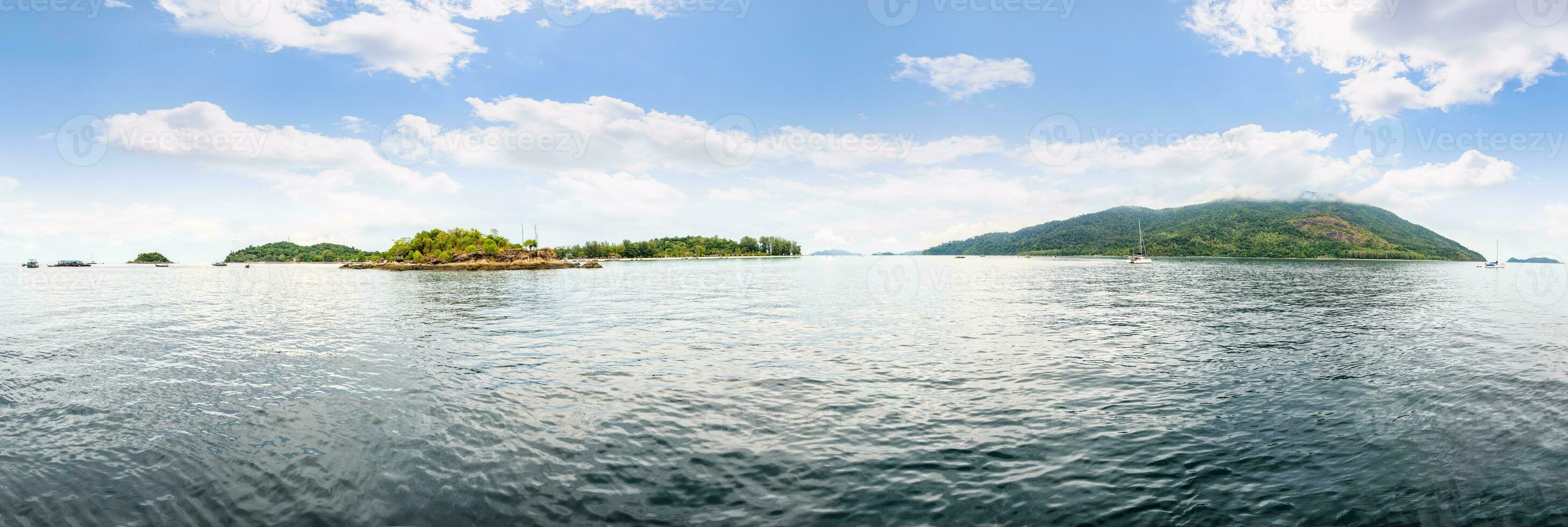 Panorama Koh Lipe and Ko Adang island in summer, Thailand photo