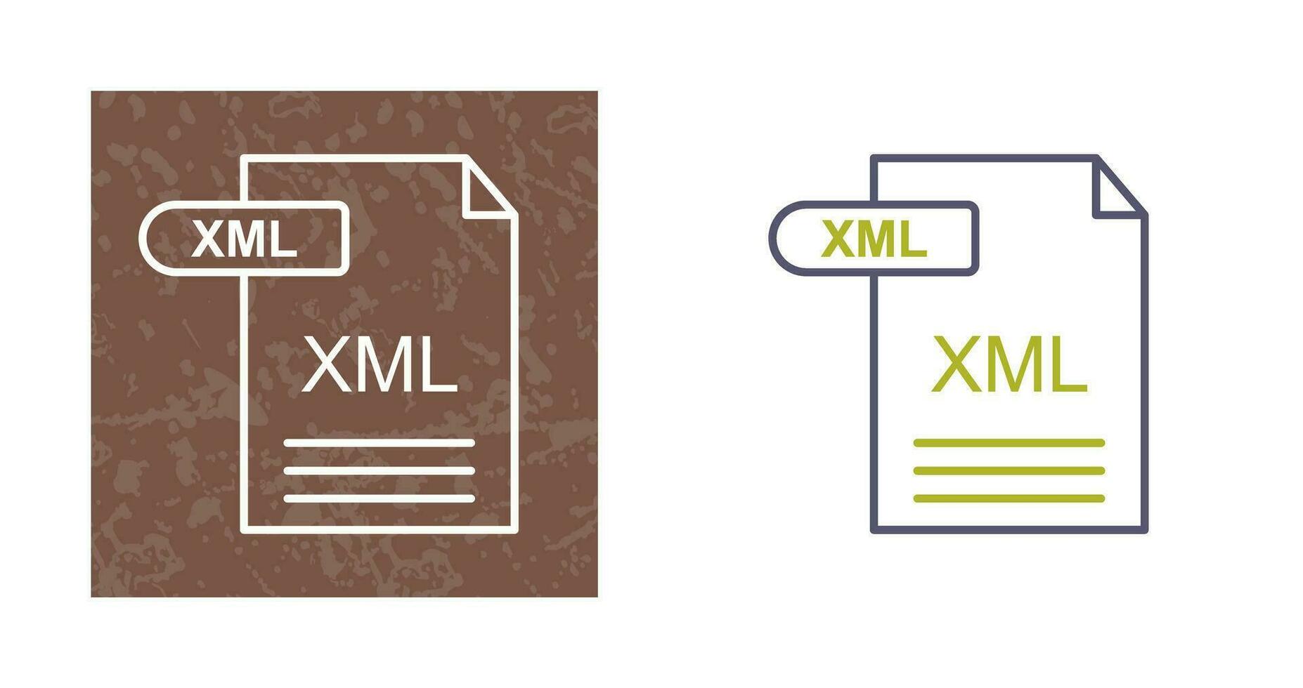 XML Vector Icon