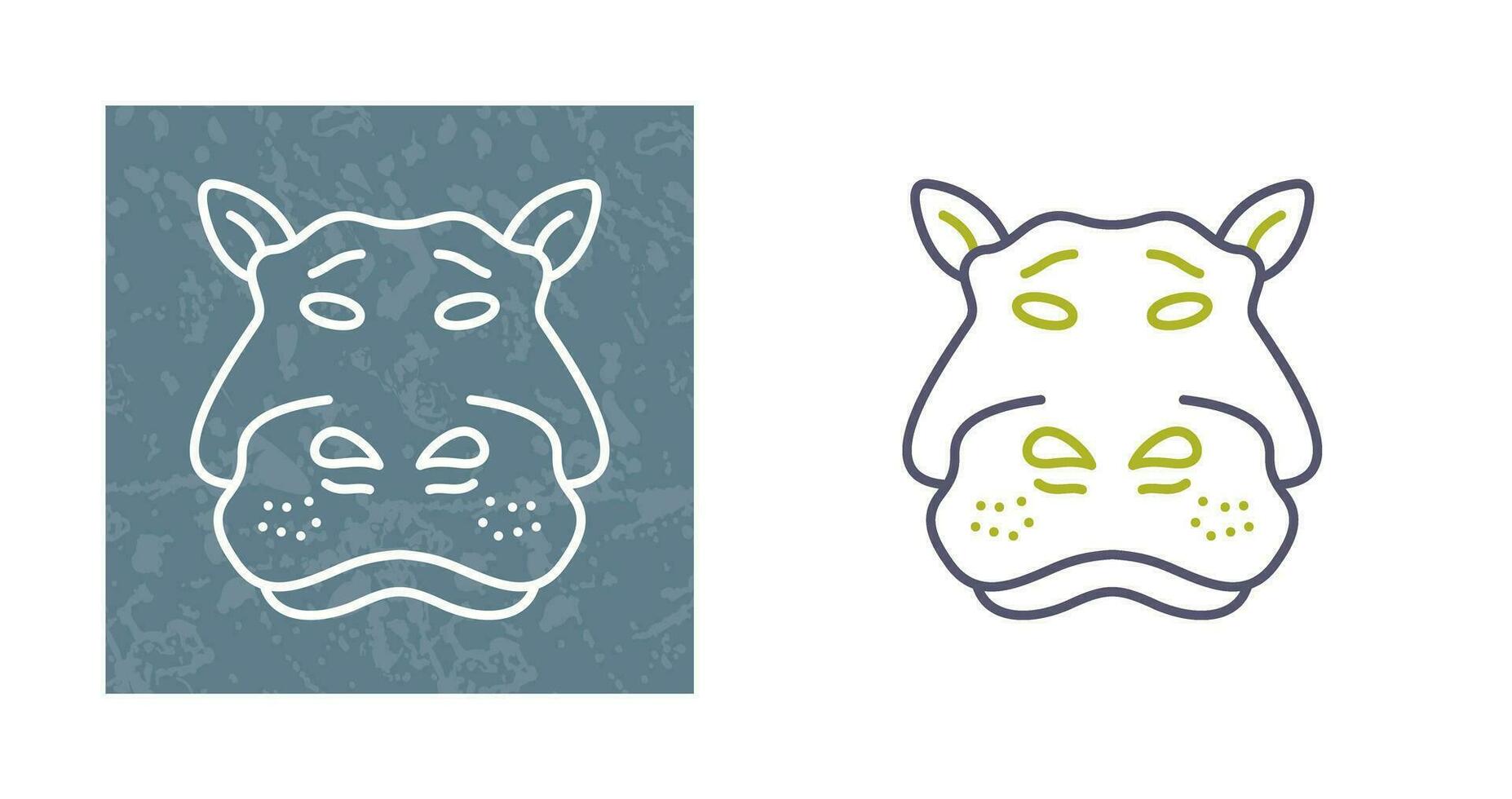 Hippo Vector Icon