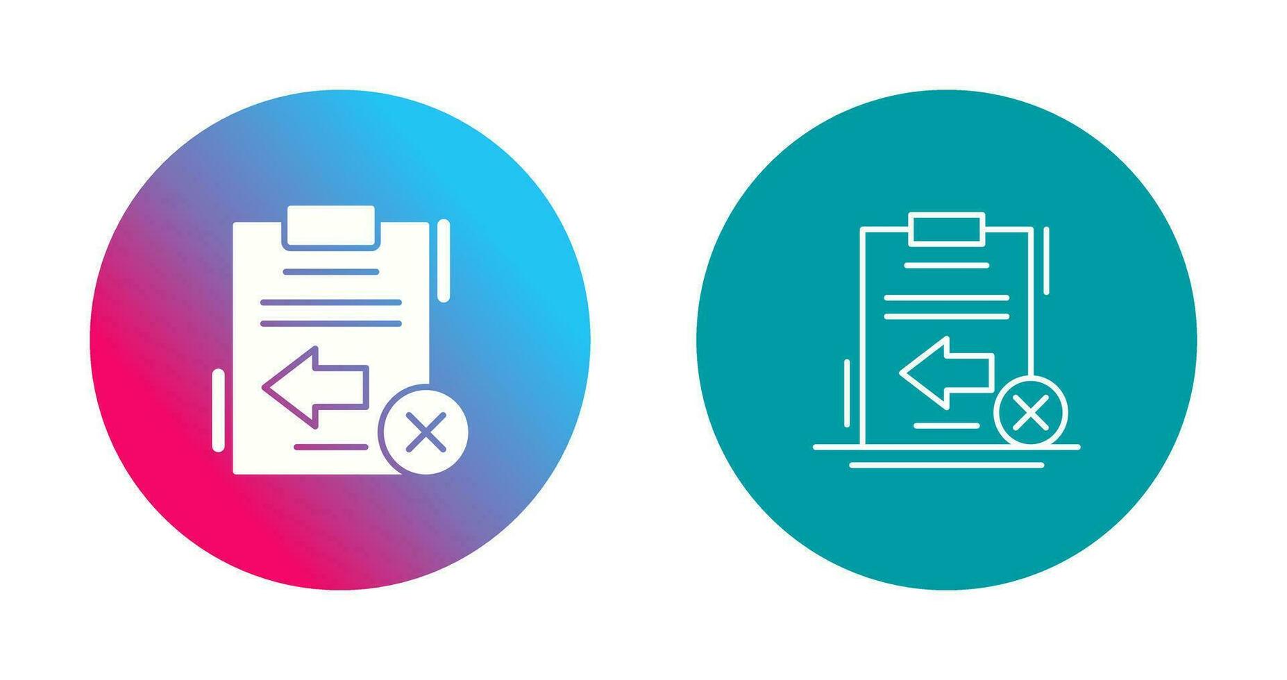 Return Failed Vector Icon