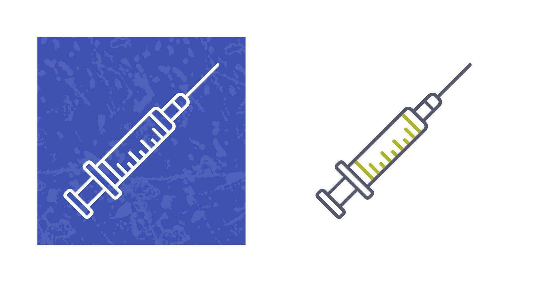 icono de vector de jeringa