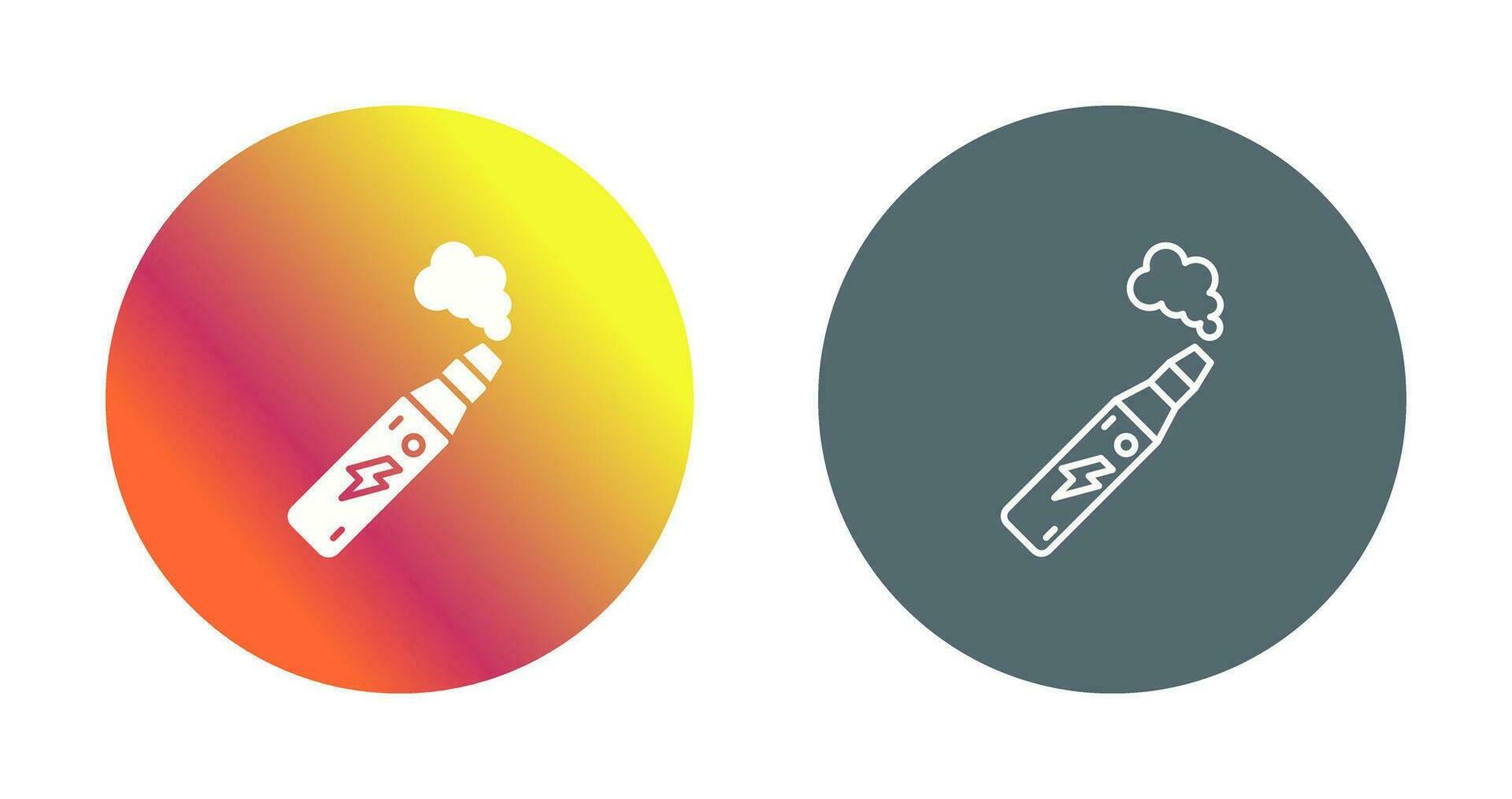 Electronic Cigarette Vector Icon