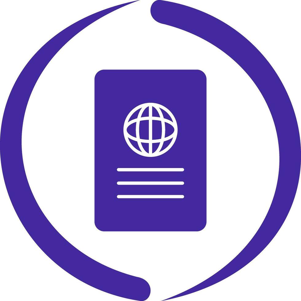 Unique Global Report Vector Icon