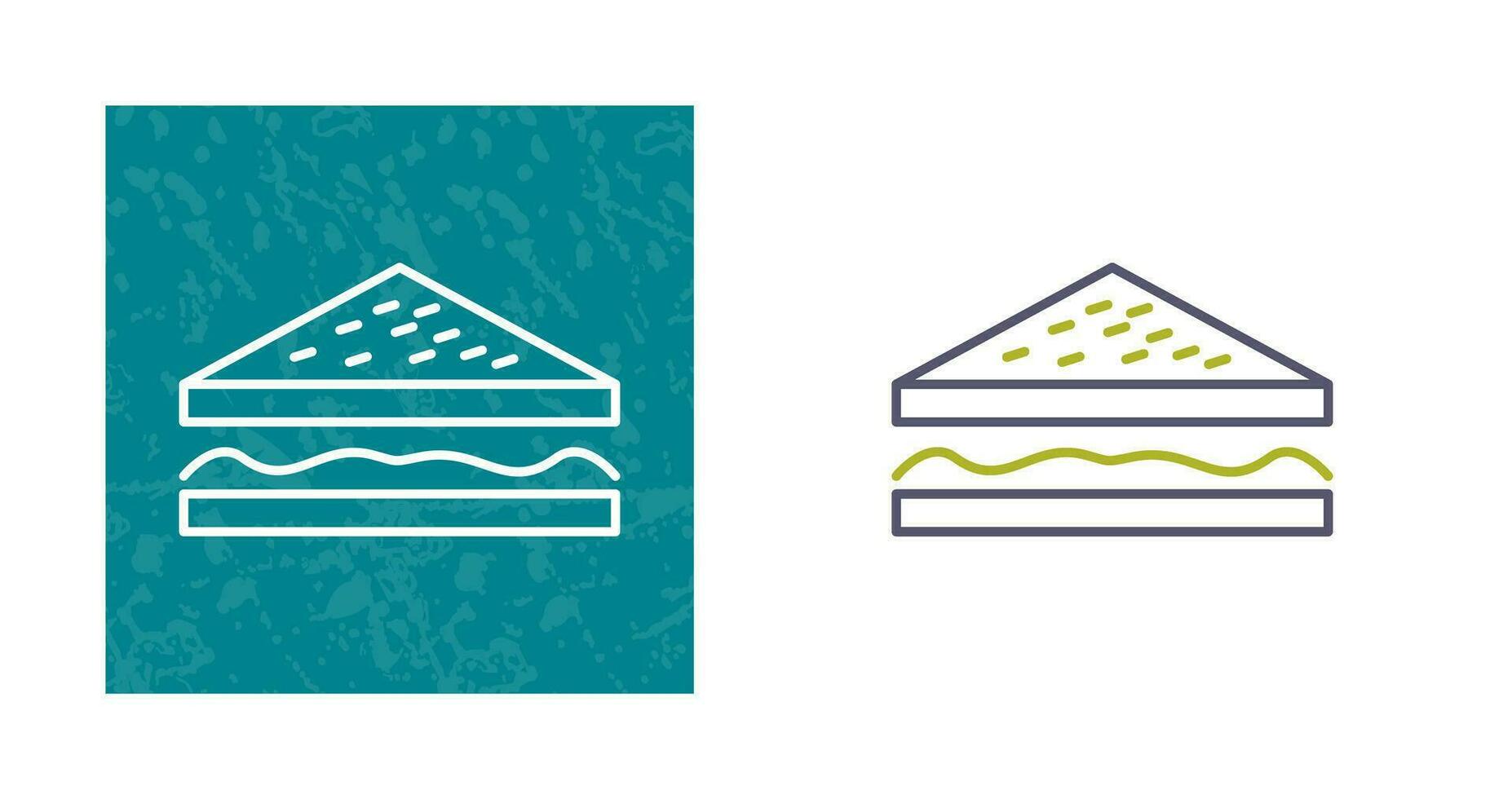 Unique Sandwich Vector Icon