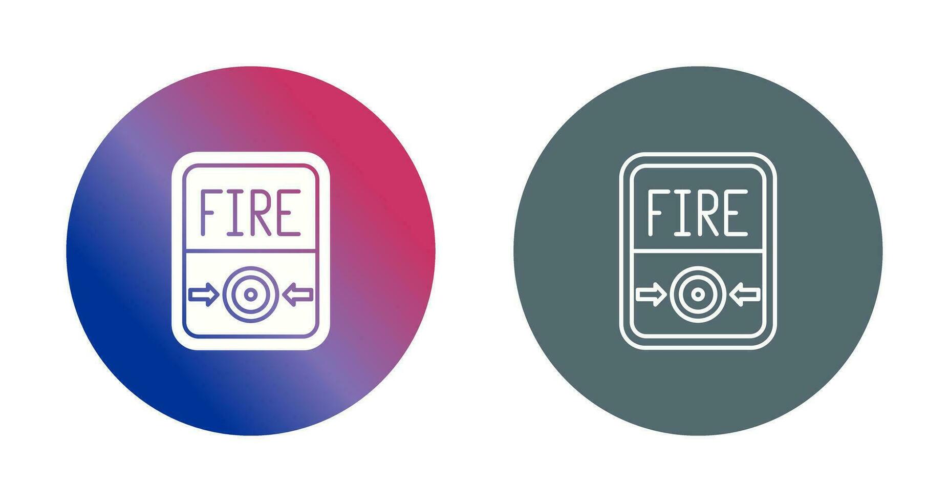 Fire Button Vector Icon