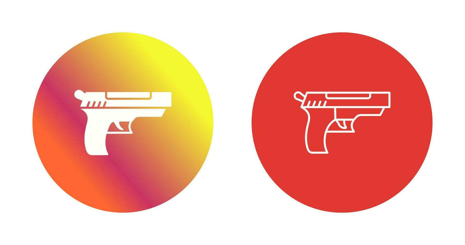 icono de vector de pistola