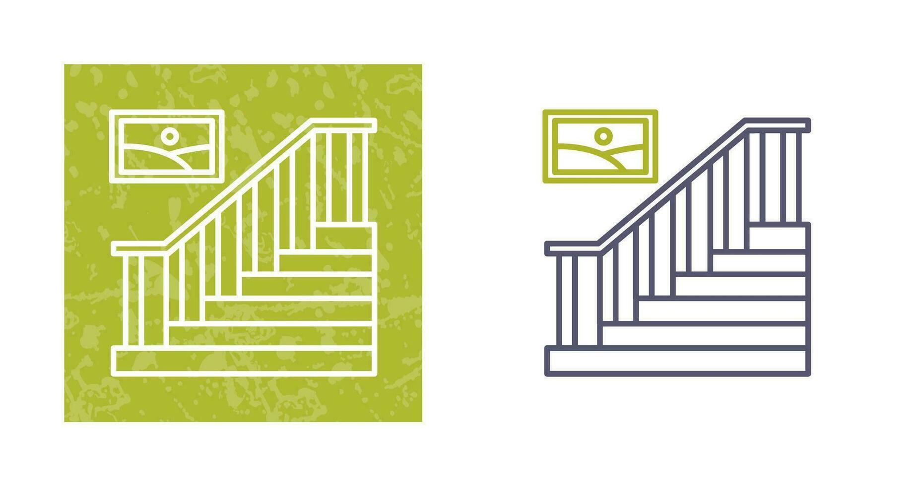 icono de vector de escalera