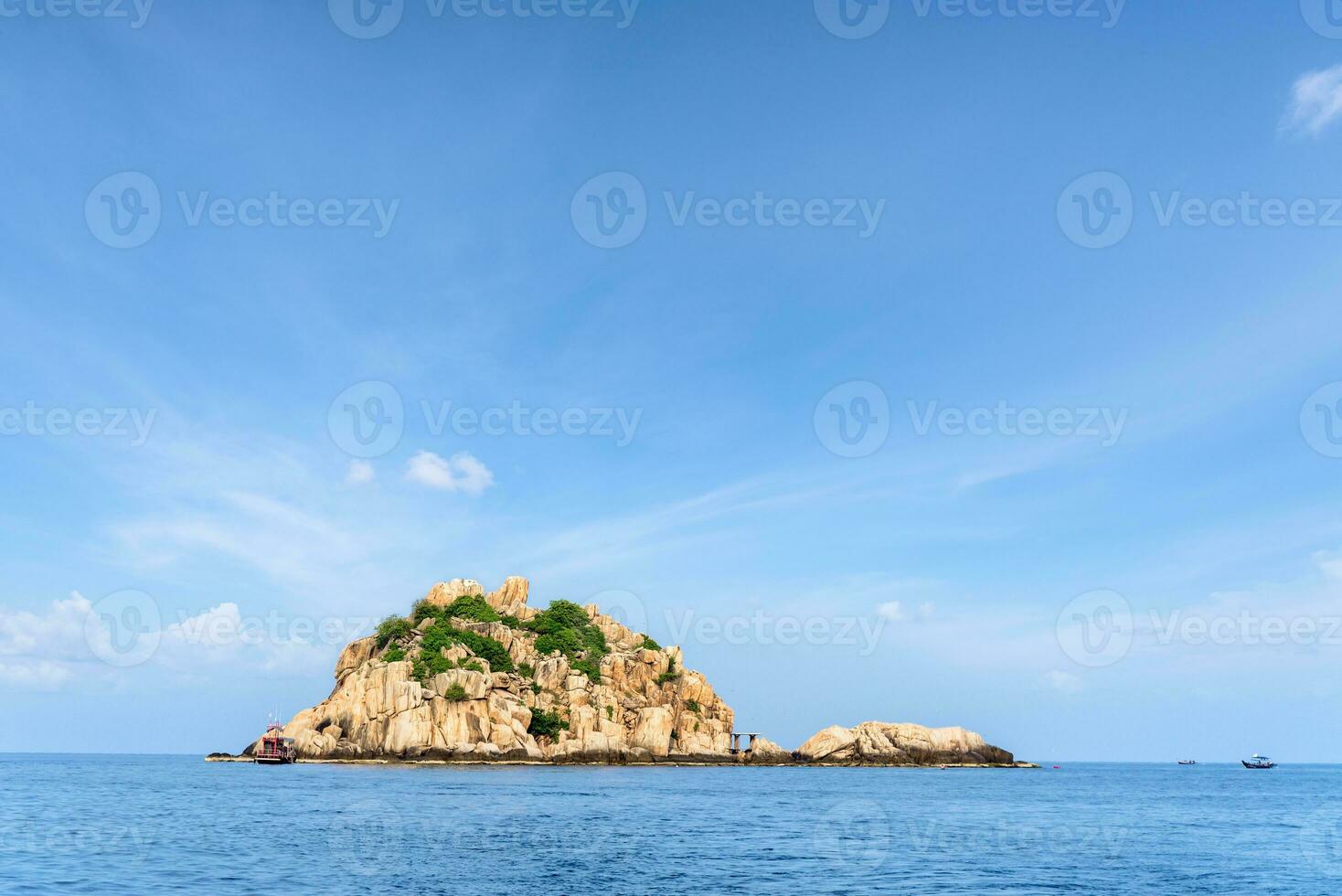 tiburón isla sitio de buceo foto