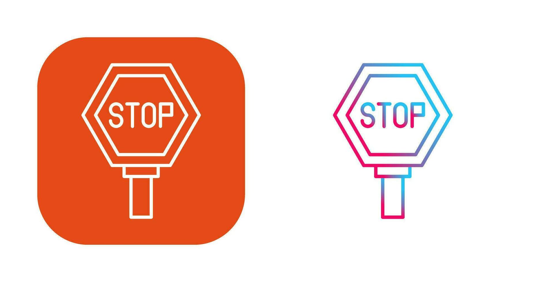 Stop Sign Vector Icon
