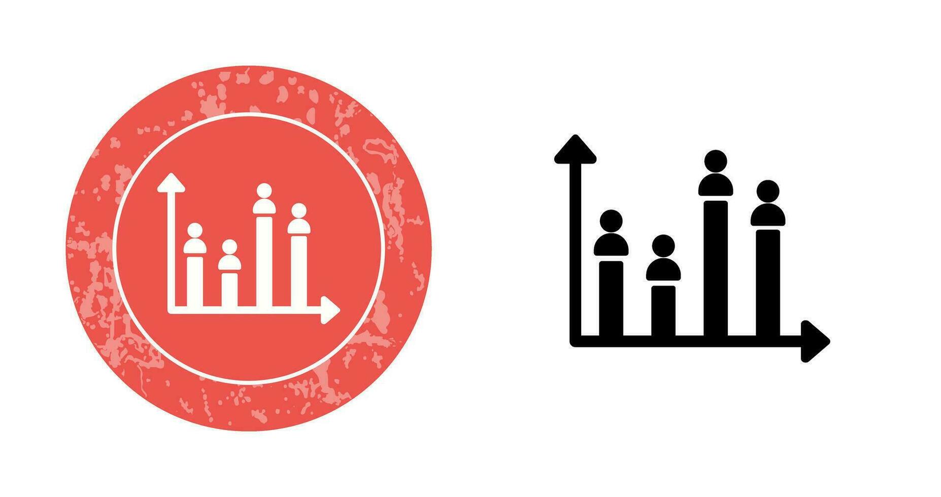 Candidate Graph Vector Icon