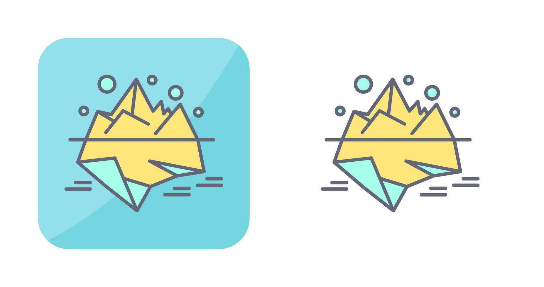 Iceberg Vector Icon