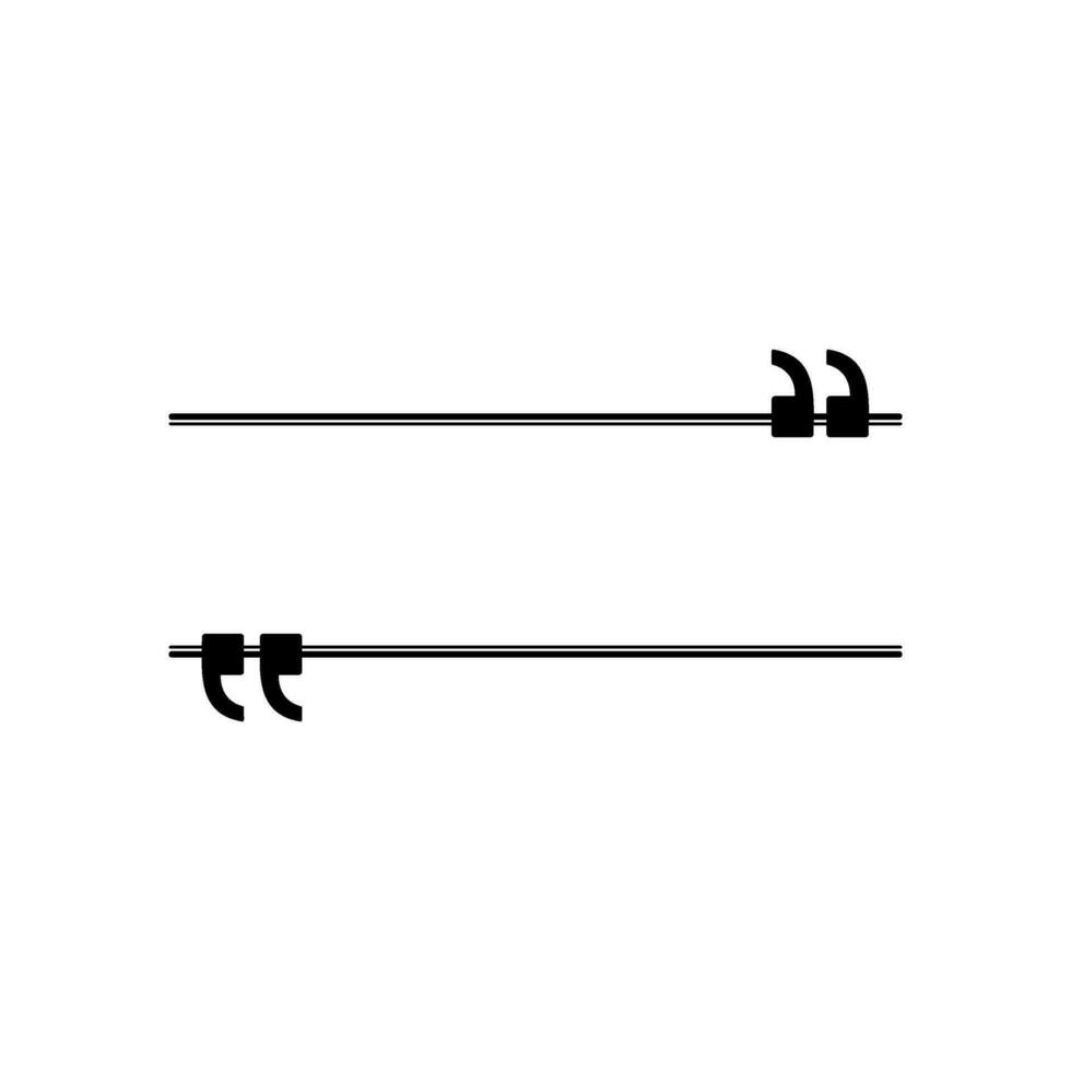 Quotation Marks Icon Symbol, can use for space for Quote, Tittle, Speech, Advice, Memo, Poetry, or Graphic Design Element. Vector Illustration