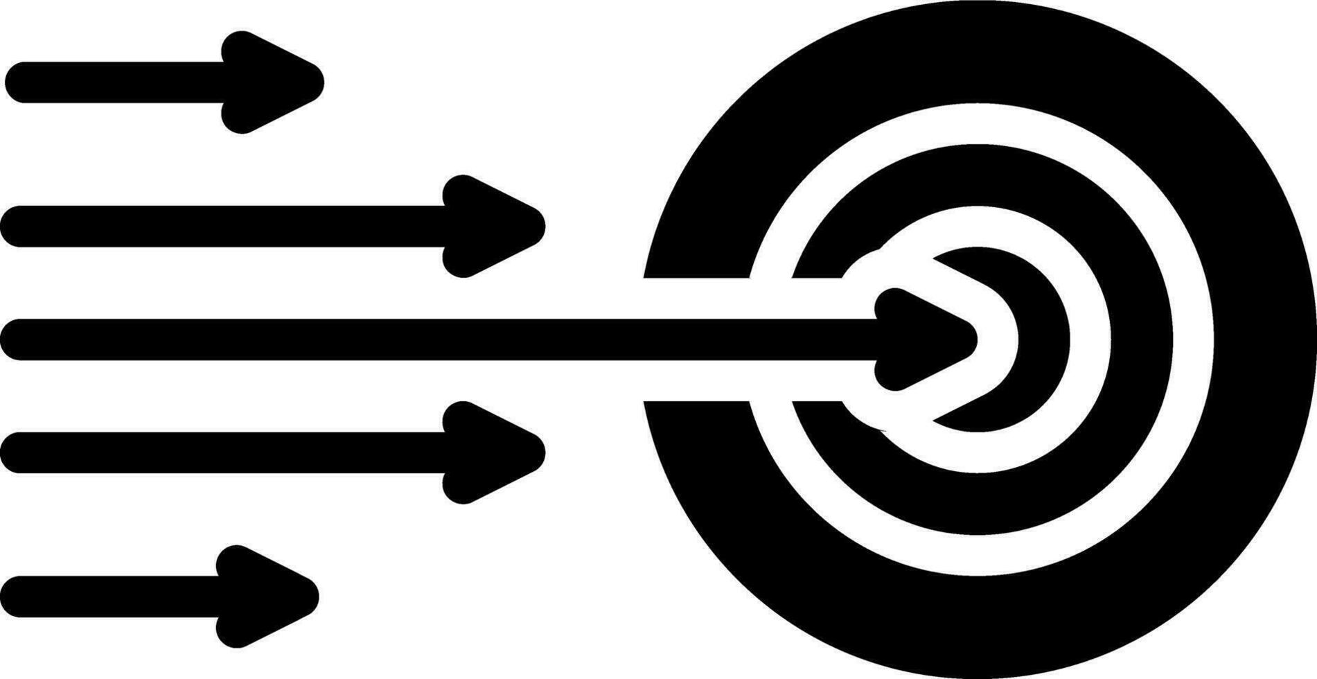 solid icon for accuracy vector