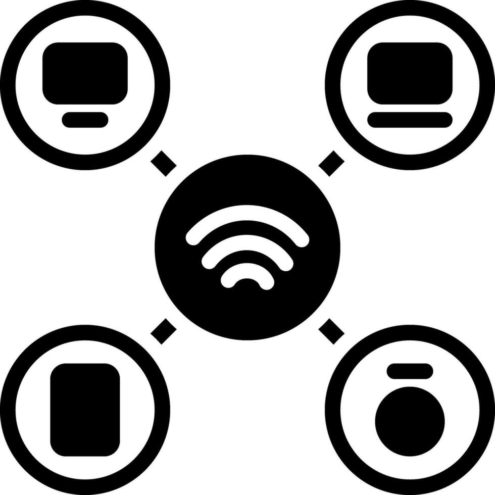 solid icon for accessing vector