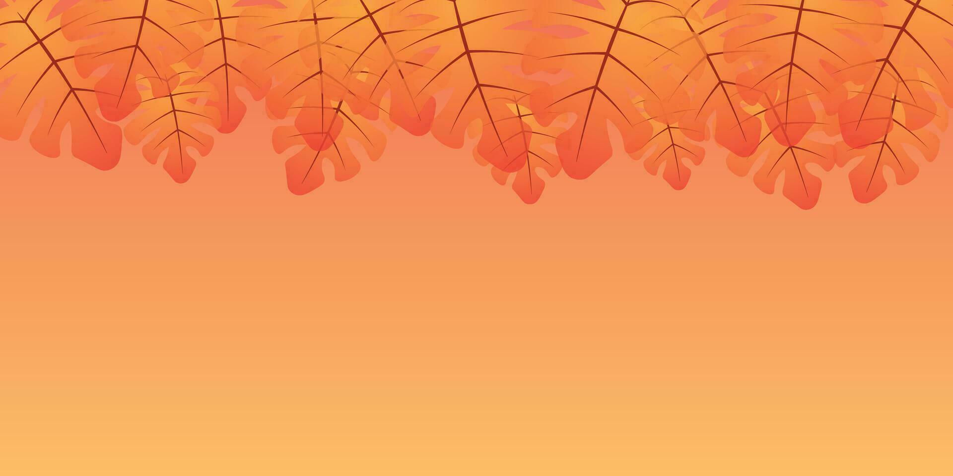 Abstract background design with autumn theme. vector