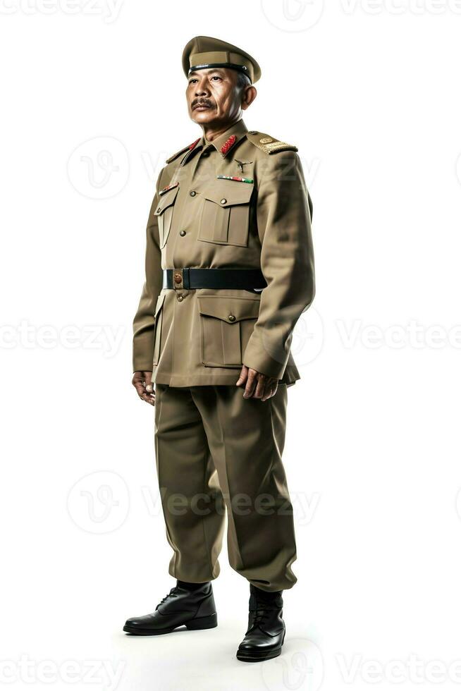 Indonesian veteran soldier photo