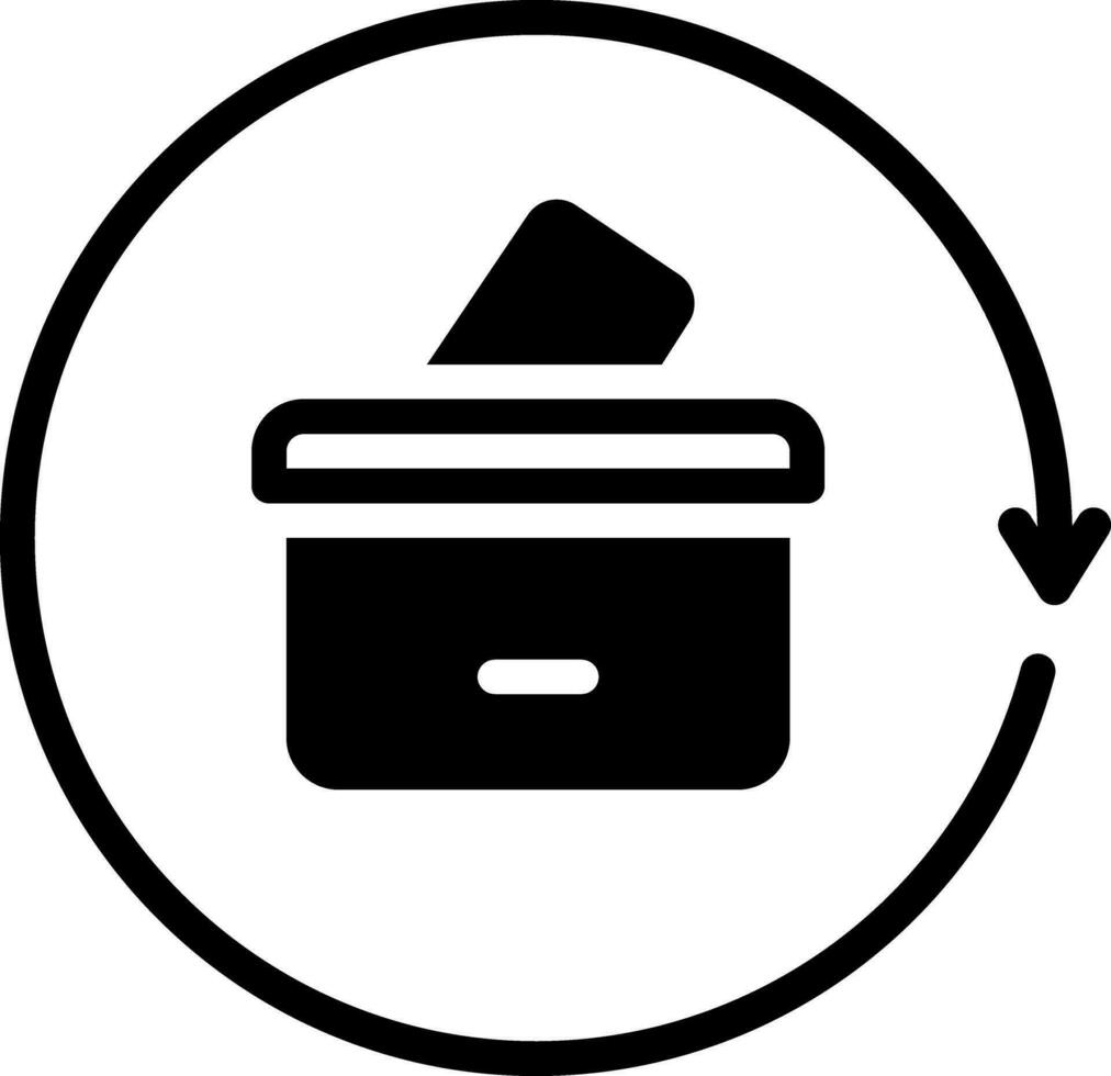 solid icon for electoral vector