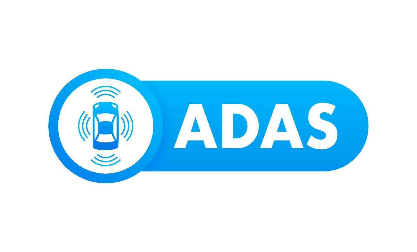Banner vector. Creative ADAS Advanced driver assistance systems Icon. Vector sign. Digital currency concept. Bitcoin currency.