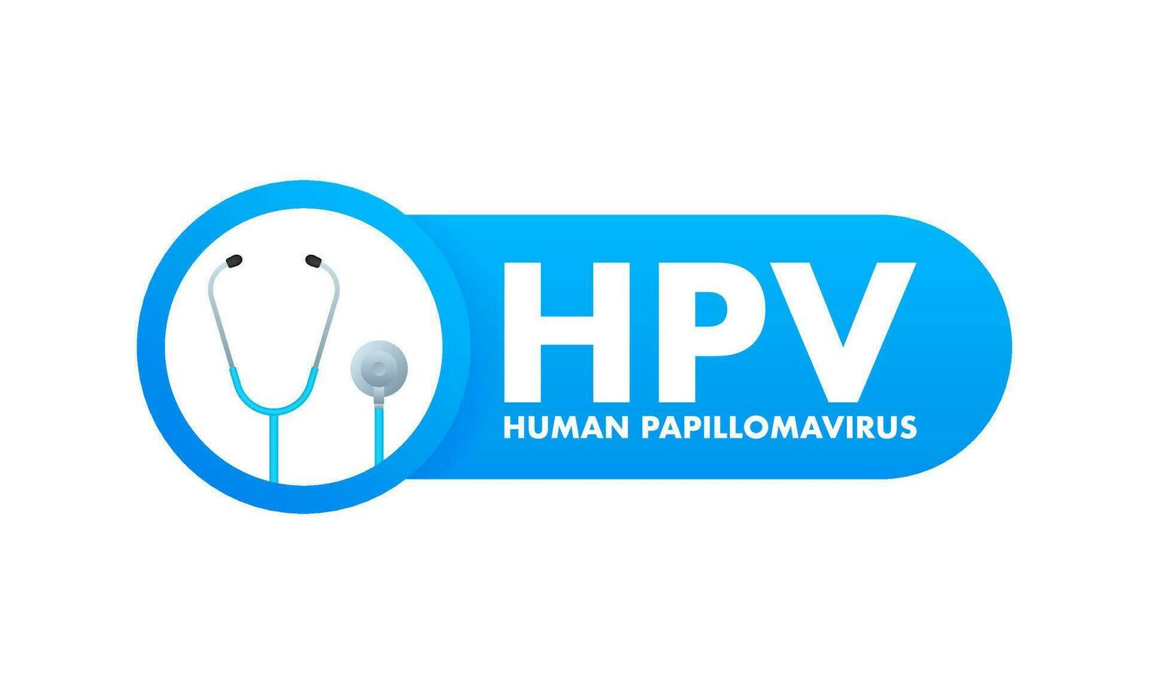 Cartoon illustration with human papillomavirus. Human papillomavirus. Vector illustration.