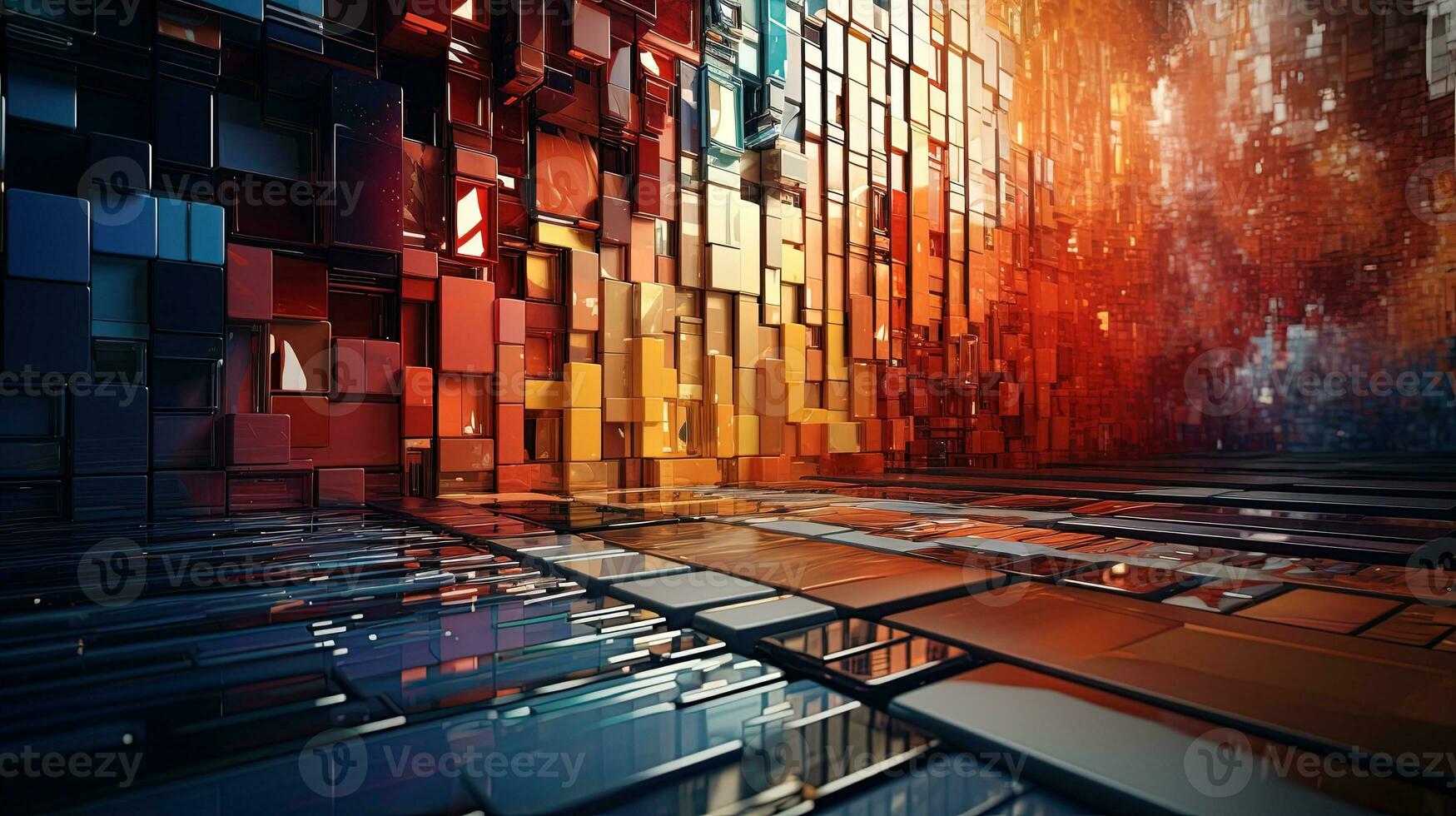 revitalizing modern color palette, digital art illustration, Generative