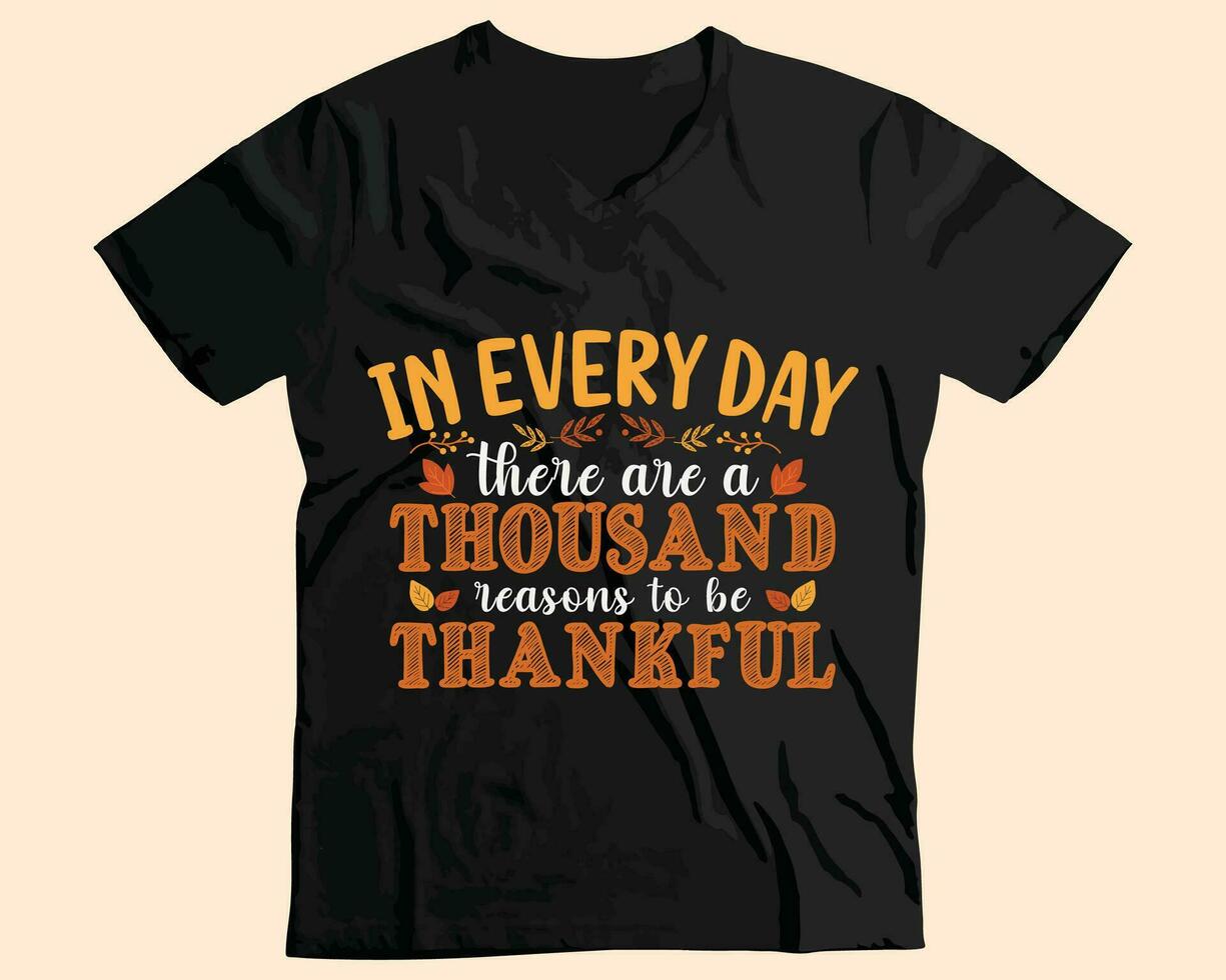 Thanksgiving T-Shirts for a Memorable Holiday vector